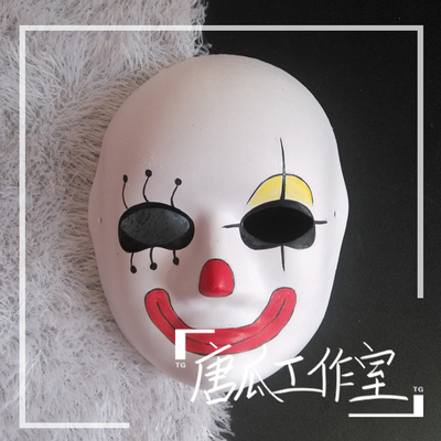 taobao agent Tanggua Hatsune Clown All -Face Polar Mask Hand -painted Miku Banquet Dance