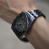 Креативный автоматический треугольник, механические механические часы, водонепроницаемый стальной ремешок из нержавеющей стали