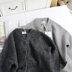 Áo len dày nữ dài tay W 20 mùa thu đông mới Phiên bản tiếng Hàn mới của quần lửng ngắn lười gió đan áo len ấm áp áo khoác len cardigan nữ Áo len