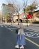 Spot Be.Sdayday Phụ nữ Hàn Quốc 19 mùa xuân mới thanh lịch đầm dài tay hoang dã nước ngoài - Váy dài váy đi biển Váy dài