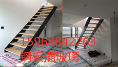 Лестница 2020升级款玻璃钢板楼梯玻璃楼梯跃层楼梯lout楼梯钢木成品楼梯