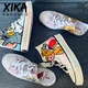 Converse Tom và Jerry khớp chuột và chuột 1970 giày vải 165734c 165732c - Plimsolls giày thể thao adidas nữ Plimsolls