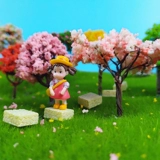 Творческий xiaomei xiaomei micro -landscape platter платформа экологические бутылки с горшечным цветочным горшком милый маленький украшение