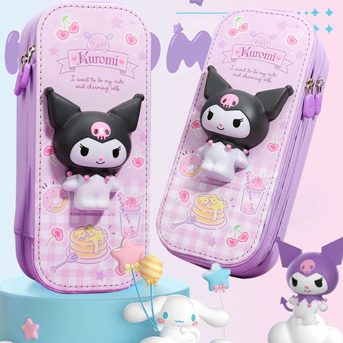 Sanrio, двухэтажный пенал для школьников, антистресс