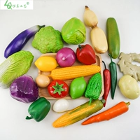 Пластиковое реалистичное морковное украшение для раннего возраста, реквизит, игрушка, кукурузные зерна