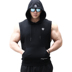 BodyDream Hoodie nam Slim Jacket mùa xuân và mùa hè thể thao áo len các cặp vợ chồng không tay không tay trùm đầu ăn mặc hoodie trắng Thể thao lông cừu / jumper