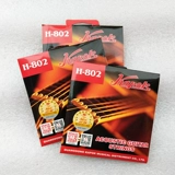 Подлинный красный хлопок народные струны деревянные гитарные струны набор гитарных струн ряд из 6 бесплатных веслей доставки