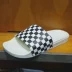 HIH VANS Vans 2019 hè nam và nữ mẫu cờ vua đen trắng cực ngầu VN0004KIIP9 LG27K - Dép thể thao dép lacoste Dép thể thao