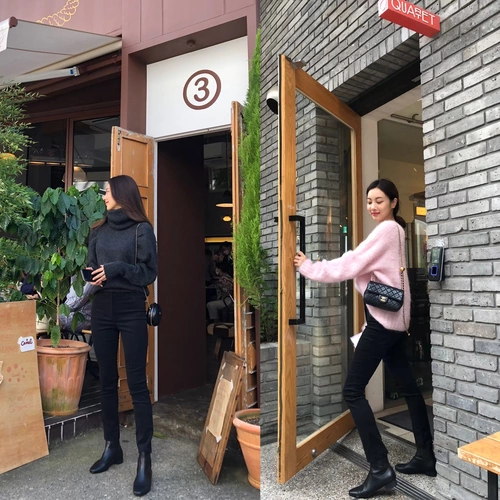 Стиль репутации высококачественный классический стоит войти в длинные ноги с высокой талией, чтобы вы выглядели стройными через все брюки 1-й хвалить маленькие брюки для ног