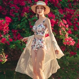 Брендовый ретро купальник, Таиланд, высокая талия