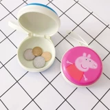 Милый маленький кошелек с молнией, цепочка, монеты, мультяшный картхолдер, небольшая сумка, в корейском стиле