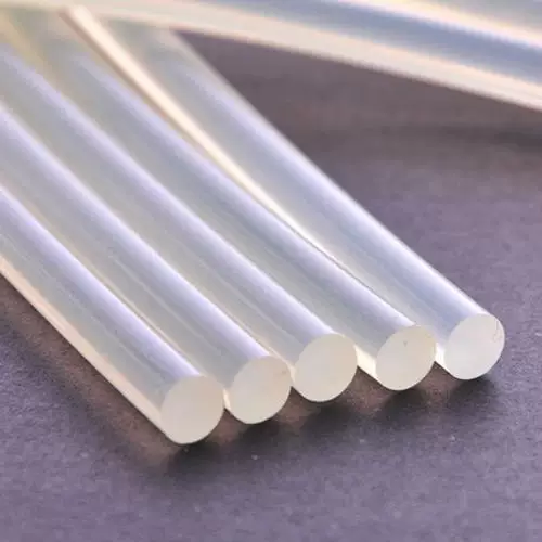 Transparent glue stick, hair accessory, DIY, diameter 7.5mm, 7.5mm