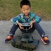 Xe tăng điều khiển từ xa thùng kim loại quá khổ có thể được phóng để sạc đồ chơi trẻ em xe bánh xích xe do choi Đồ chơi điều khiển từ xa