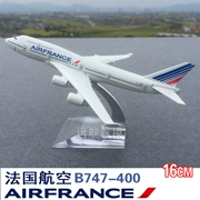 Hợp kim tĩnh máy bay mô hình Boeing B747-400 Pháp Air France Airways máy bay chở khách mô hình đồ trang trí đặc biệt