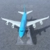 Máy bay mô hình Korean Air B747-400 Hàn Quốc 16 cm hợp kim mô phỏng máy bay chở khách món quà mô hình tĩnh chuyến bay tro choi tre em Chế độ tĩnh