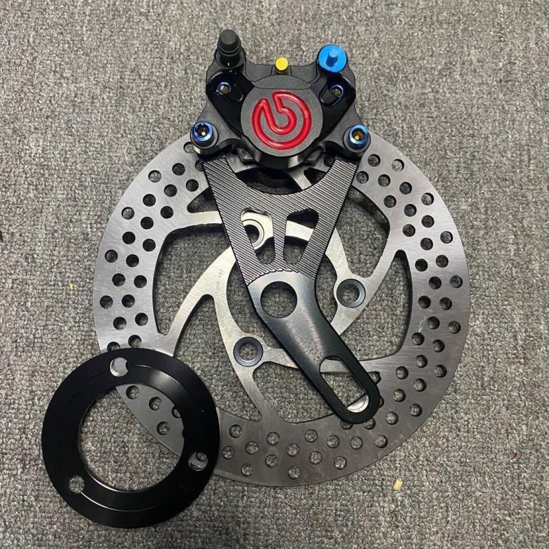 Black Low Configuration SetCalf N1s Chinese version brembo  Little crab Calipers suit Electric motorcycle Guizai U Electric vehicle refit Disc brake parts