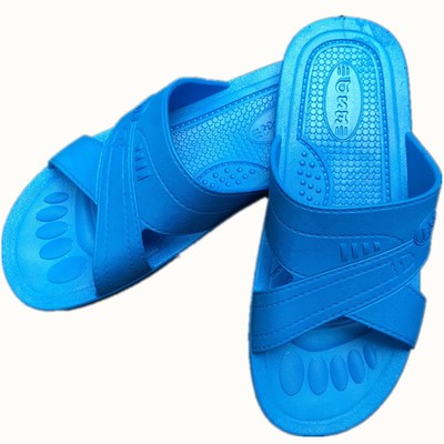 dép chống tĩnh thiếc tĩnh giày dép lọc sạch ESD dép unisex màu xanh nhà máy SPU 