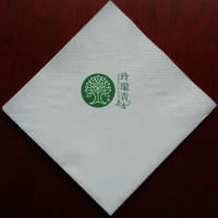 Печать бумаги для салфетки 3 -логотип логотипа толстой печати фиксированной версии для кофейного питания магазин десертов, обозначенная как квадратный шарф