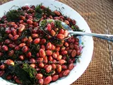 Арахисы морских водорослей свежие и свежие жареные закуски Ningbo Специализированный зеленый мох вкус, вкус вина и овощей, небольшая упаковка 110G
