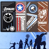 Captain america Anime Ví Nam Giới và phụ nữ sinh viên phổ đoạn dài ngắn Marvel phim hoạt hình trò chơi xung quanh ví sticker ngôi sao