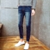 Mùa thu đông quần jeans nam phiên bản Hàn Quốc của giới trẻ Slim quần nam chân quần giản dị hoang dã quần dài nam triều