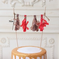 Коричневый красный коричневый грубый потоковой флаг