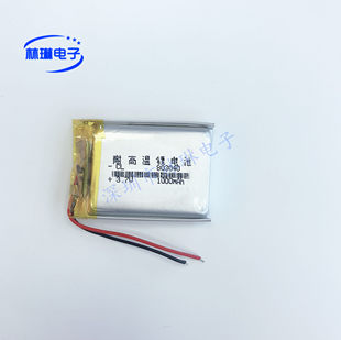 High temperature resistant 3.7v polymer lithium battery 803040 driving recorder with protection board, rechargeable battery 1000ma