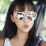 Đường phố mới chụp kỳ nghỉ kính khung khuôn mặt lớn lái xe kính mát triều nữ Hàn Quốc phiên bản của mạng hoang dã đỏ hồng phân cực kính mát kính đổi màu