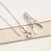 Ai bạc bạc tự làm thủ công tự làm chuỗi vòng đeo tay phụ kiện s925 sterling bạc tay làm bằng pha lê vòng chân chất liệu - Vòng chân vòng đeo chân nữ Vòng chân