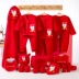 Em bé sơ sinh Trung Quốc Tết mỏng đỏ đầy đủ quần áo mùa đông hộp quà tặng bộ năm