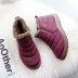 Giày cotton nam mùa đông Cao để giúp ấm và nhung tuyết ủng Không thấm nước cỡ lớn Giày cotton nhẹ đôi giày cotton giầy công sở Giày ống