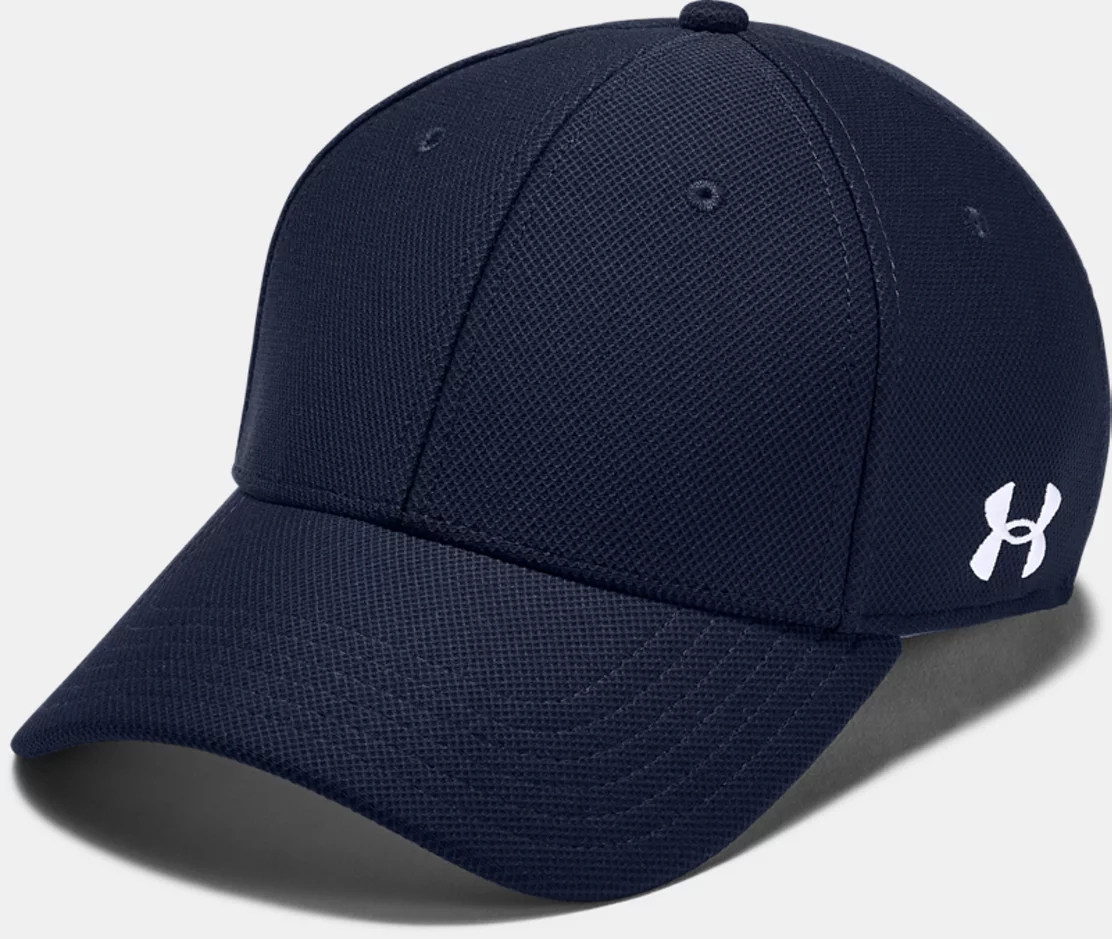 Dark Blue Side LogoUA Andama Hat men and women lovers peaked cap Hip hop motion outdoors Embroidery Side marker Curved eaves Baseball cap tide