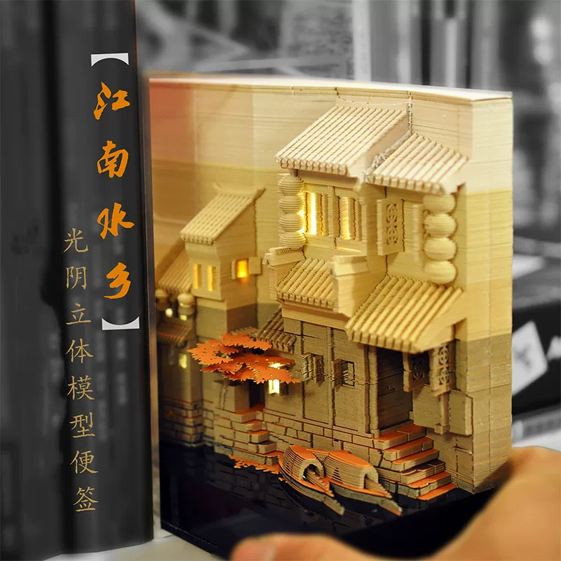 Трехмерный легкий календарь, 3D, год Кролика, подарок на день рождения