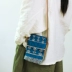 Vải thủ công túi vải thêu túi đeo chéo nữ phong cách cổ xưa phong cách quốc gia Trung Quốc thời trang túi nhỏ thêu túi điện thoại di động - Túi điện thoại Túi điện thoại