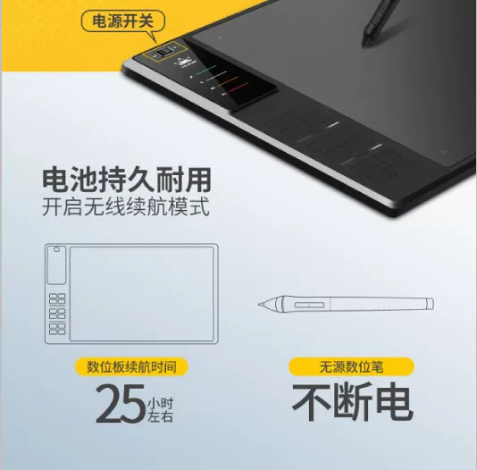 Huion/Планшет для рисования WH1409V2 рукописная доска компьютерная доска рисования колон input board электронная доска для рисования