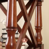 Простая сельская книжная полка из натурального дерева, коробочка для хранения, книжный шкаф, в американском стиле