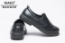 Wako Slide Chef Shoes Senior Business Giày thông thường Giày nam Bếp Giày chống trượt chống trượt Dầu chống thấm nước 