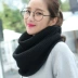 Mùa thu và mùa đông khăn len dệt kim Cô gái Hàn Quốc khăn quàng cổ ấm áp dày mềm mại màu sắc nam và nữ hoang dã khăn quàng Khăn quàng cổ / khăn quàng cổ