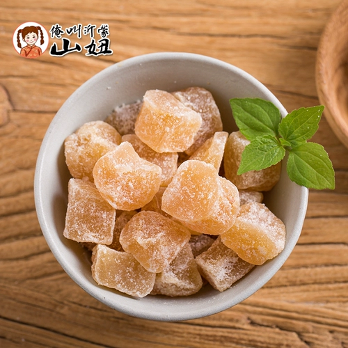 Шан Ниу Медовый имбирный блок 250G Кристаллические медовые срезы Шандунга Специальные фрукты сохранившиеся неаддитивные закуски с медом