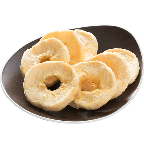 Shan Niu Yantai Apple Dry Soft Siff - не хрустящий яблочный нарезанный нарезанный сладкий и сладкий яблочный круг 500 г фруктовых закусок