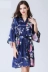Quần áo ngủ nữ tính mùa hè băng mỏng lụa áo choàng tắm ngắn và dài phần mùa xuân và mùa thu bộ đồ ngủ lụa kích thước lớn kimono dịch vụ nhà quần áo ngủ nữ Night Robe