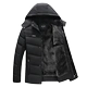 Áo khoác cotton nam trung niên mùa đông cộng với nhung dày xuống áo khoác cotton cotton ấm áp cho nam trung niên áo cotton