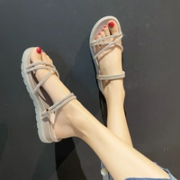 Сандалии, летняя обувь на платформе, сезон 2021, в корейском стиле