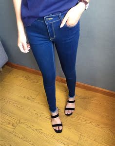 Mất nước mắt! Chất lượng cao phiên bản tốt của chân đàn hồi, hông mỏng, quần jean, mã nữ