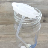 Двухэтажная бутылочка для кормления, пластиковая силикагелевая универсальная трубочка, широкое горлышко
