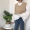 Mùa thu của phụ nữ 2018 mới của Hàn Quốc phiên bản của đèn lồng lỏng tay áo dài tay áo sơ mi trắng áo sơ mi nữ + đan vest triều áo sơ mi nữ đẹp