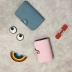 2018 mùa hè mới Hàn Quốc phiên bản của ulzzang đơn giản kẹo màu đa thẻ thẻ vị trí thiết lập gói thẻ sinh viên túi nhỏ thủy triều