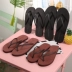 New non-slip vài flip-flops mùa hè Hàn Quốc phiên bản của nam giới và phụ nữ giày clip kéo dép thời trang phẳng giày bãi biển dép gucci nữ đẹp Dép