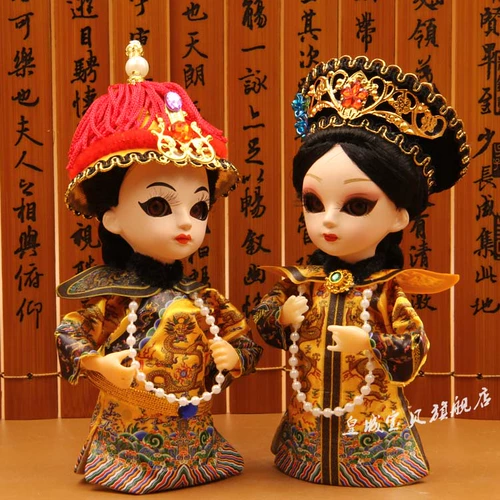 Пекин шелк шелк Ренджингвей Кукла Свадебные подарки Peking Opera Permance Colls Outs Give Give Give Alting Students