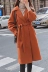 Áo len mùa thu và mùa đông của phụ nữ trong phần dài của phiên bản Hàn Quốc của áo len mỏng cộng với áo len dày lông dài đến đầu gối nữ - Áo Hàn Quốc áo dạ nữ trung niên đẹp Áo Hàn Quốc